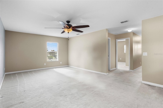 12353 Hammock Hill Dr, Clermont, FL 34711 - unfurnished room featuring a ceiling fan and light carpet