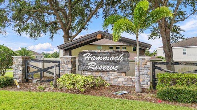12353 Hammock Hill Dr, Clermont, FL 34711 - view of community sign