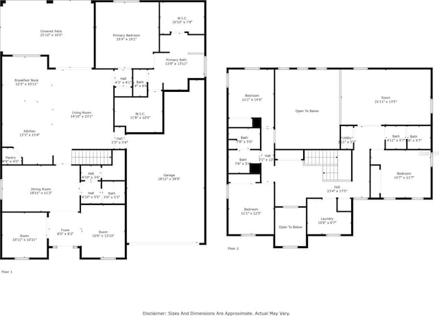 12353 Hammock Hill Dr, Clermont, FL 34711 - view of floor plan / room layout