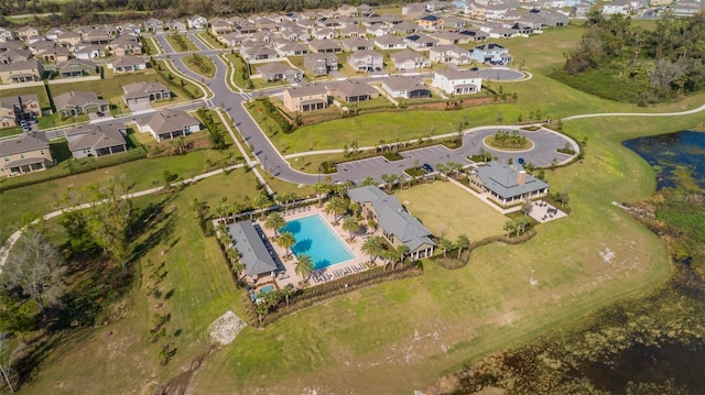 1456 Sourwood Dr, Ocoee, FL 34761 - aerial overview of property's location with nearby suburban area and a nearby body of water