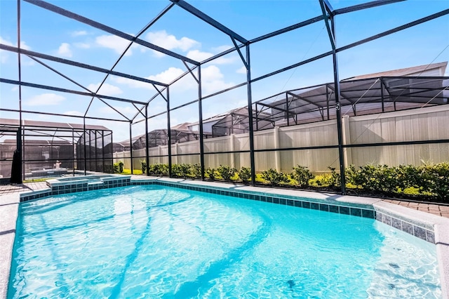 2131 Lelani Cir, Davenport, FL 33897 - view of pool with a pool with connected hot tub and a lanai