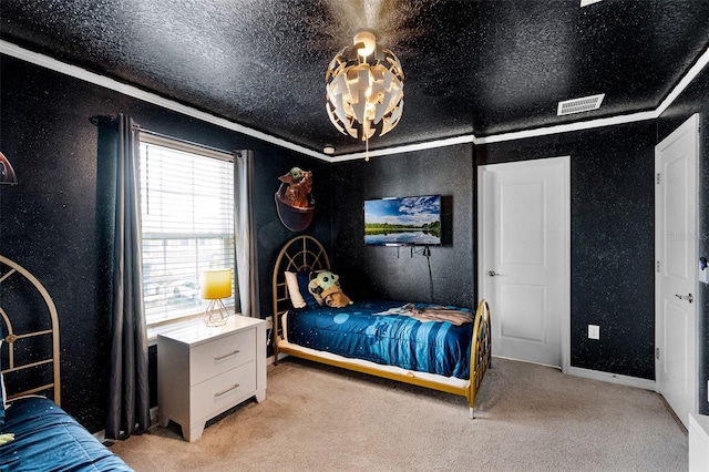 2131 Lelani Cir, Davenport, FL 33897 - bedroom featuring light carpet and ornamental molding