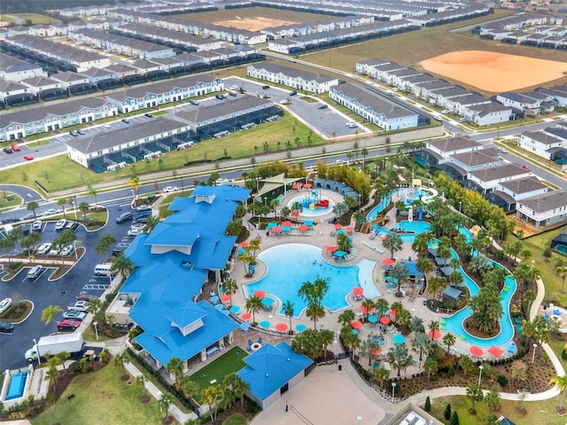 2131 Lelani Cir, Davenport, FL 33897 - bird's eye view of a pool area