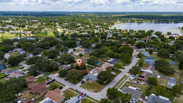 11649 Crescent Pines Blvd, Clermont, FL 34711 - view of property location featuring a large body of water and nearby suburban area