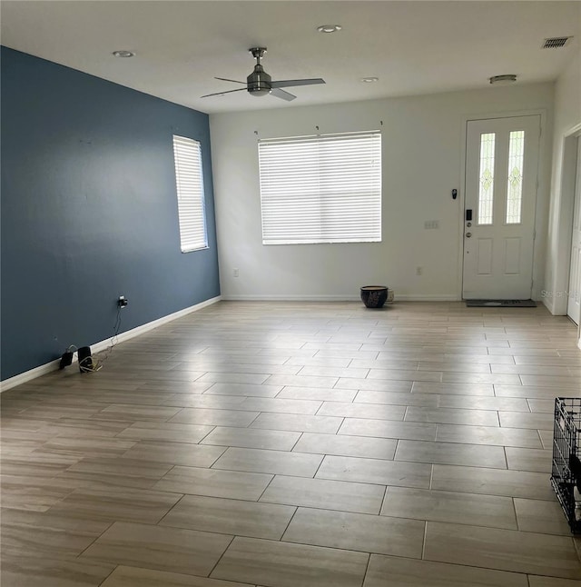 3799 Cedar Hammock Trl, Saint Cloud, FL 34772 - unfurnished room featuring ceiling fan and wood finished floors