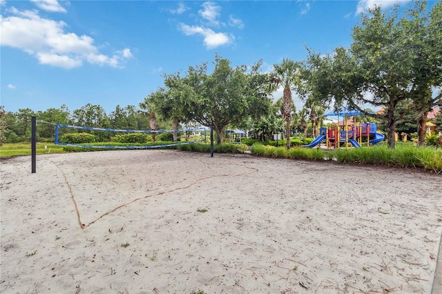 163 Tigerlily Ct, Davenport, FL 33837 - view of home's community with volleyball court