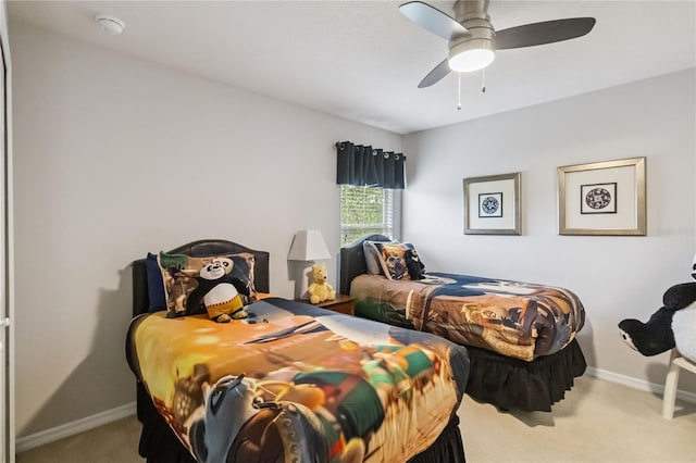 163 Tigerlily Ct, Davenport, FL 33837 - bedroom with carpet floors and a ceiling fan