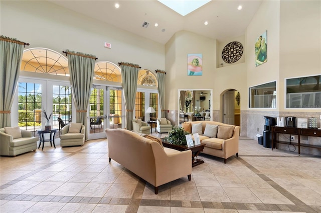 163 Tigerlily Ct, Davenport, FL 33837 - lobby featuring high vaulted ceiling and recessed lighting