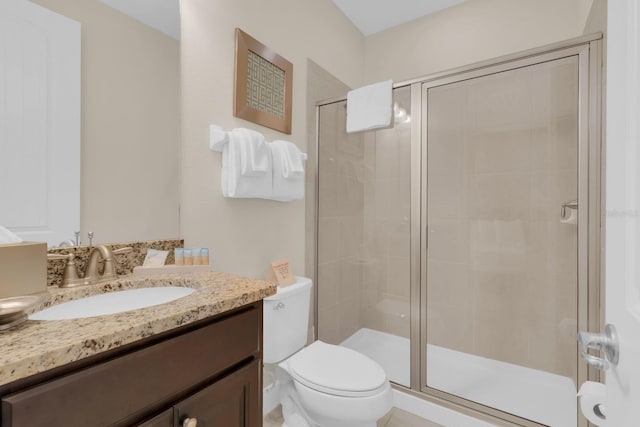 7403 Marker Ave, Kissimmee, FL 34747 - full bathroom featuring a stall shower and vanity