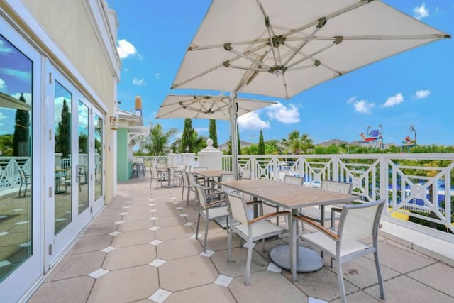 7403 Marker Ave, Kissimmee, FL 34747 - view of patio featuring outdoor dining space