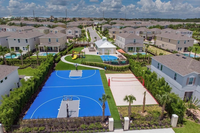 7403 Marker Ave, Kissimmee, FL 34747 - aerial view of residential area with a pool