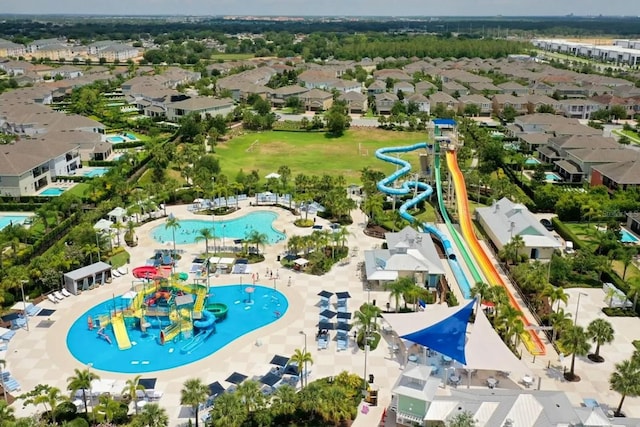 7403 Marker Ave, Kissimmee, FL 34747 - aerial view of a pool area