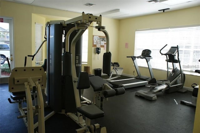 2408 Barley Club Ct Unit 7, Orlando, FL 32837 - gym with healthy amount of natural light