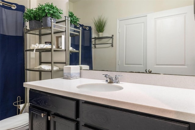 9878 Aurea Moss Ln, Orlando, FL 32832 - full bath with vanity and a shower with curtain