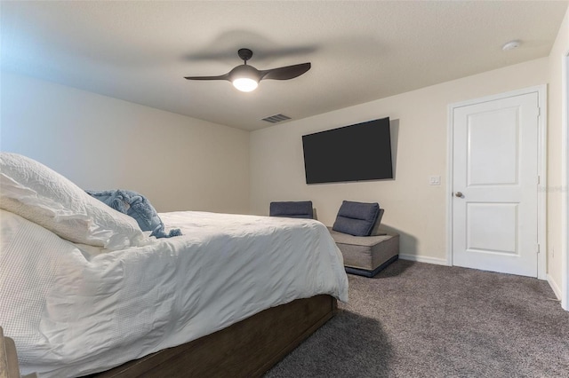 9878 Aurea Moss Ln, Orlando, FL 32832 - bedroom with carpet floors and ceiling fan