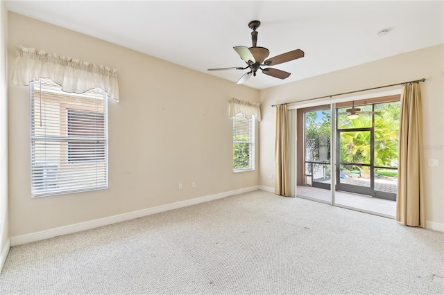 521 Milano Rd, Kissimmee, FL 34759 - spare room with carpet flooring and ceiling fan