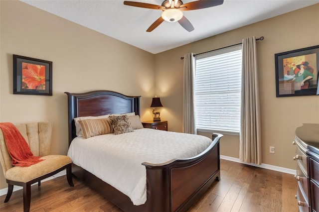 802 Soria Ln, Davenport, FL 33837 - bedroom featuring hardwood / wood-style flooring and ceiling fan