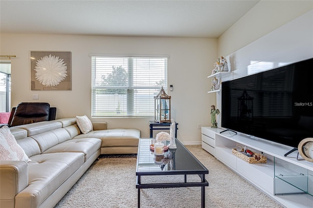 320 Boardwalk Ave, Haines City, FL 33844 - living room featuring light carpet