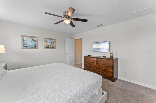 4840 Romeo Cir, Kissimmee, FL 34746 - carpeted bedroom with baseboards and ceiling fan