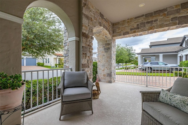 14728 Scott Key Dr, Winter Garden, FL 34787 - patio / terrace with a residential view