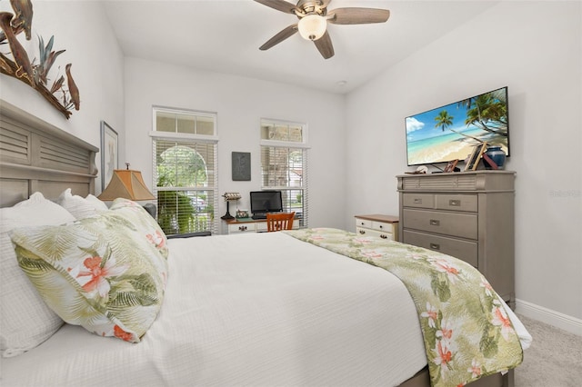 14728 Scott Key Dr, Winter Garden, FL 34787 - carpeted bedroom featuring baseboards and ceiling fan