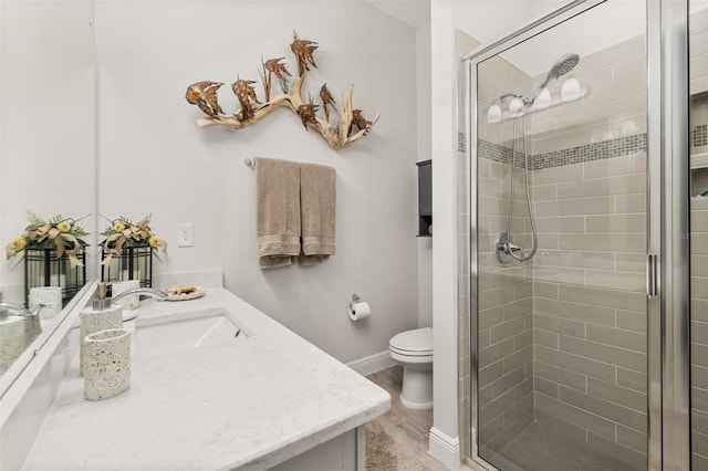 14728 Scott Key Dr, Winter Garden, FL 34787 - bathroom featuring vanity and a stall shower