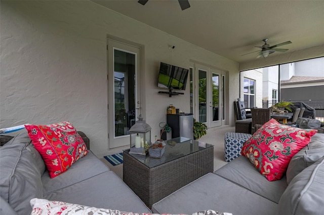 14728 Scott Key Dr, Winter Garden, FL 34787 - sunroom with french doors