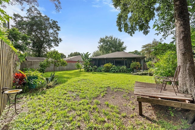 2126 Wekiva Reserve Blvd, Apopka, FL 32703 - fenced backyard featuring a deck