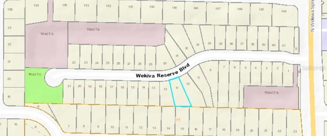 2126 Wekiva Reserve Blvd, Apopka, FL 32703 - map showing property parcels