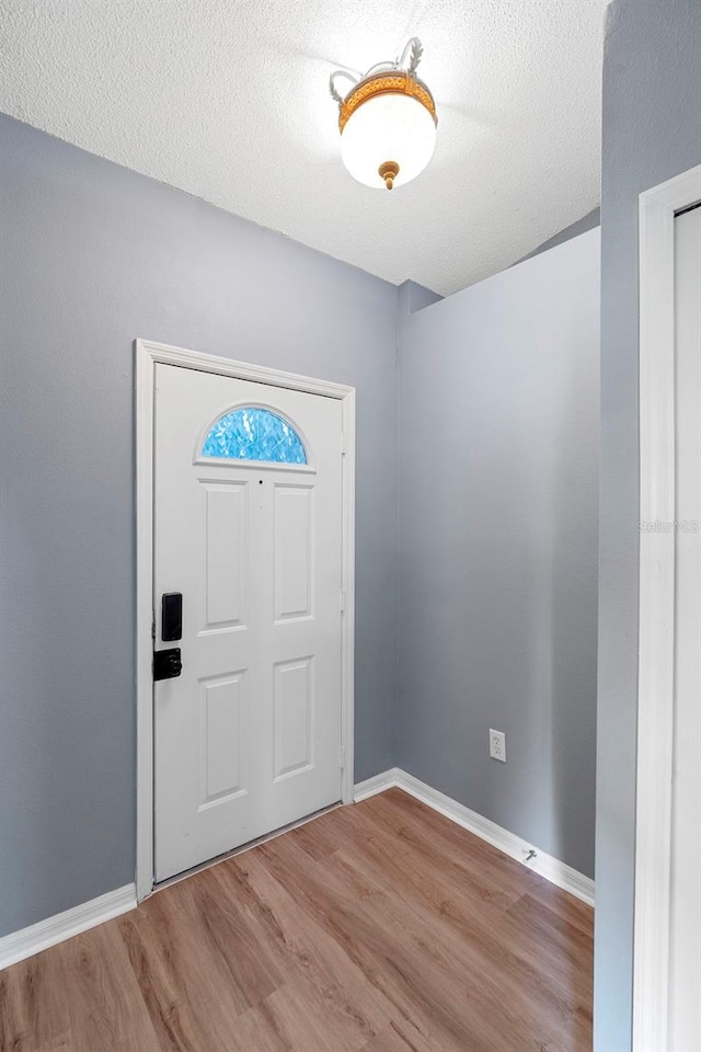 2126 Wekiva Reserve Blvd, Apopka, FL 32703 - entrance foyer featuring wood finished floors and a textured ceiling