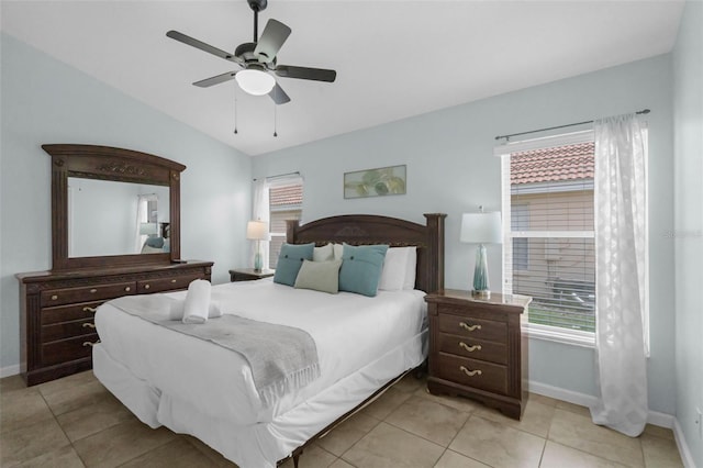 242 Saragossa Ave, Davenport, FL 33897 - bedroom with light tile patterned floors and a ceiling fan
