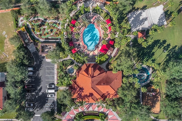 242 Saragossa Ave, Davenport, FL 33897 - aerial view of a pool area