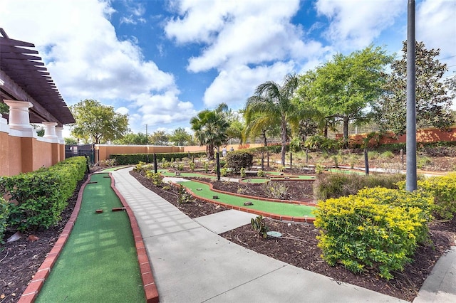 242 Saragossa Ave, Davenport, FL 33897 - view of community with an area to practice putting