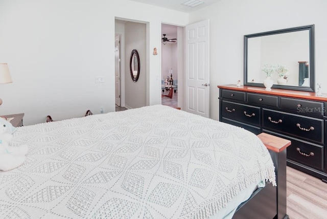 3432 Fallbrook Dr, Poinciana, FL 34759 - bedroom featuring wood finished floors