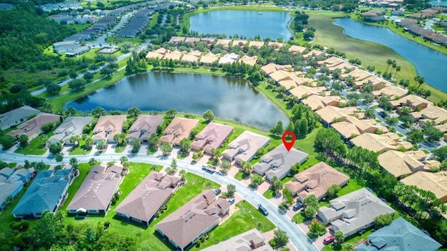3432 Fallbrook Dr, Poinciana, FL 34759 - aerial view of residential area with a nearby body of water