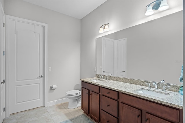 2419 Datura Loop, Saint Cloud, FL 34772 - full bath with double vanity and tile patterned flooring