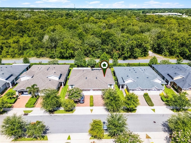 2419 Datura Loop, Saint Cloud, FL 34772 - aerial view of residential area featuring a forest