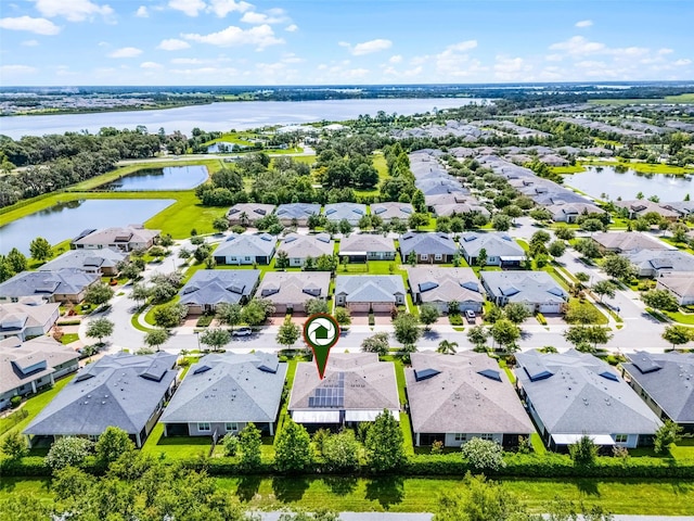 2419 Datura Loop, Saint Cloud, FL 34772 - aerial perspective of suburban area featuring a large body of water