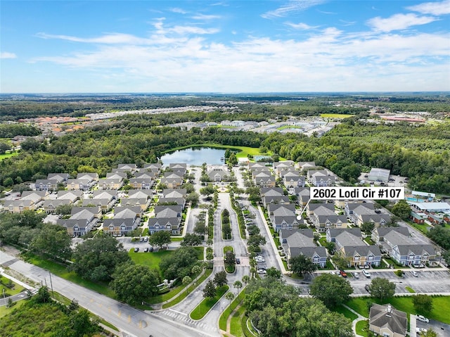2602 Lodi Cir Unit 107, Kissimmee, FL 34746 - aerial view of residential area with a large body of water