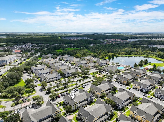 2602 Lodi Cir Unit 107, Kissimmee, FL 34746 - aerial view of residential area with a nearby body of water