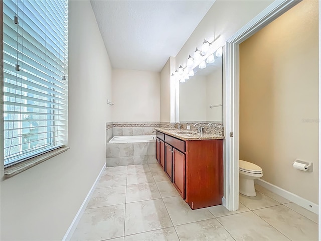 15150 Evergreen Oak Loop, Winter Garden, FL 34787 - full bathroom with a bath, vanity, and tile patterned flooring