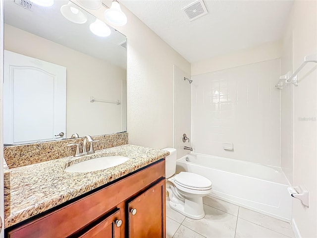 15150 Evergreen Oak Loop, Winter Garden, FL 34787 - bathroom with vanity, bathtub / shower combination, and tile patterned flooring