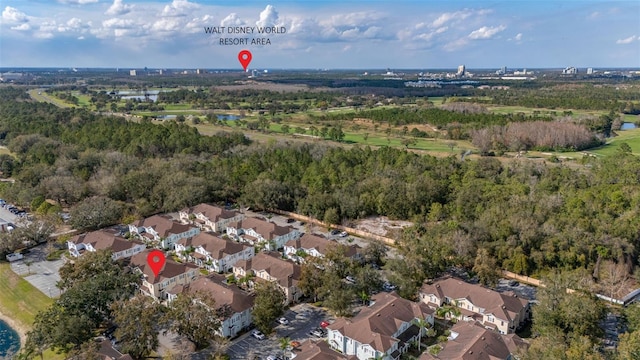 5372 Diplomat Ct Unit 108, Kissimmee, FL 34746 - aerial view of property and surrounding area with a large body of water and nearby suburban area