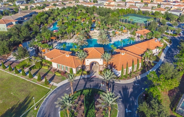 4710 Terrasonesta Dr, Davenport, FL 33837 - aerial perspective of suburban area with a pool