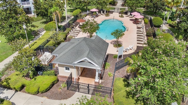 1399 Greenfield Loop, Kissimmee, FL 34747 - view from above of property with a pool area