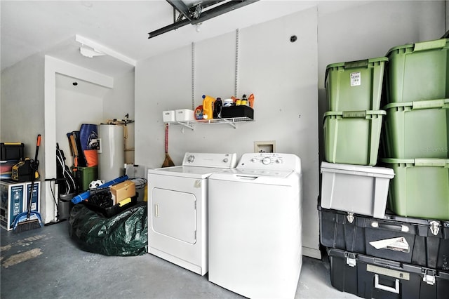 742 Centervale Dr Unit 742, Celebration, FL 34747 - laundry area featuring washing machine and clothes dryer and water heater