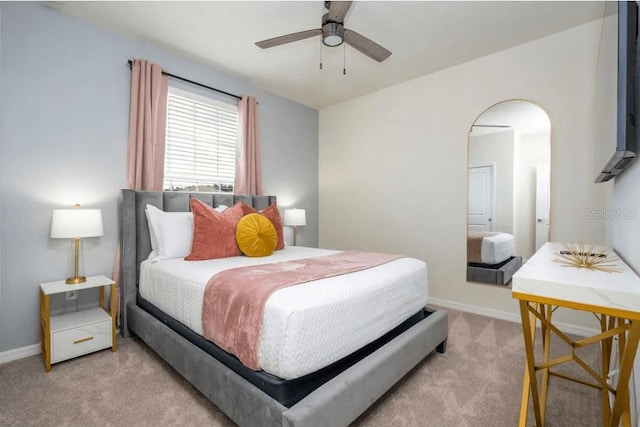 4254 Lana Ave, Davenport, FL 33897 - bedroom featuring light carpet and arched walkways