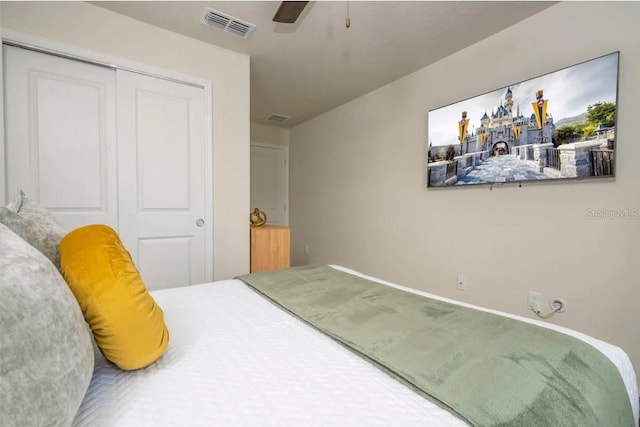 4254 Lana Ave, Davenport, FL 33897 - bedroom featuring a closet and ceiling fan