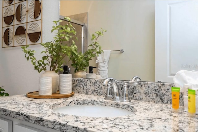 4254 Lana Ave, Davenport, FL 33897 - bathroom view of vanity and a shower with door