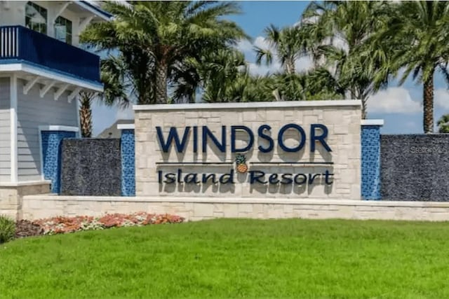 4254 Lana Ave, Davenport, FL 33897 - community / neighborhood sign featuring a yard